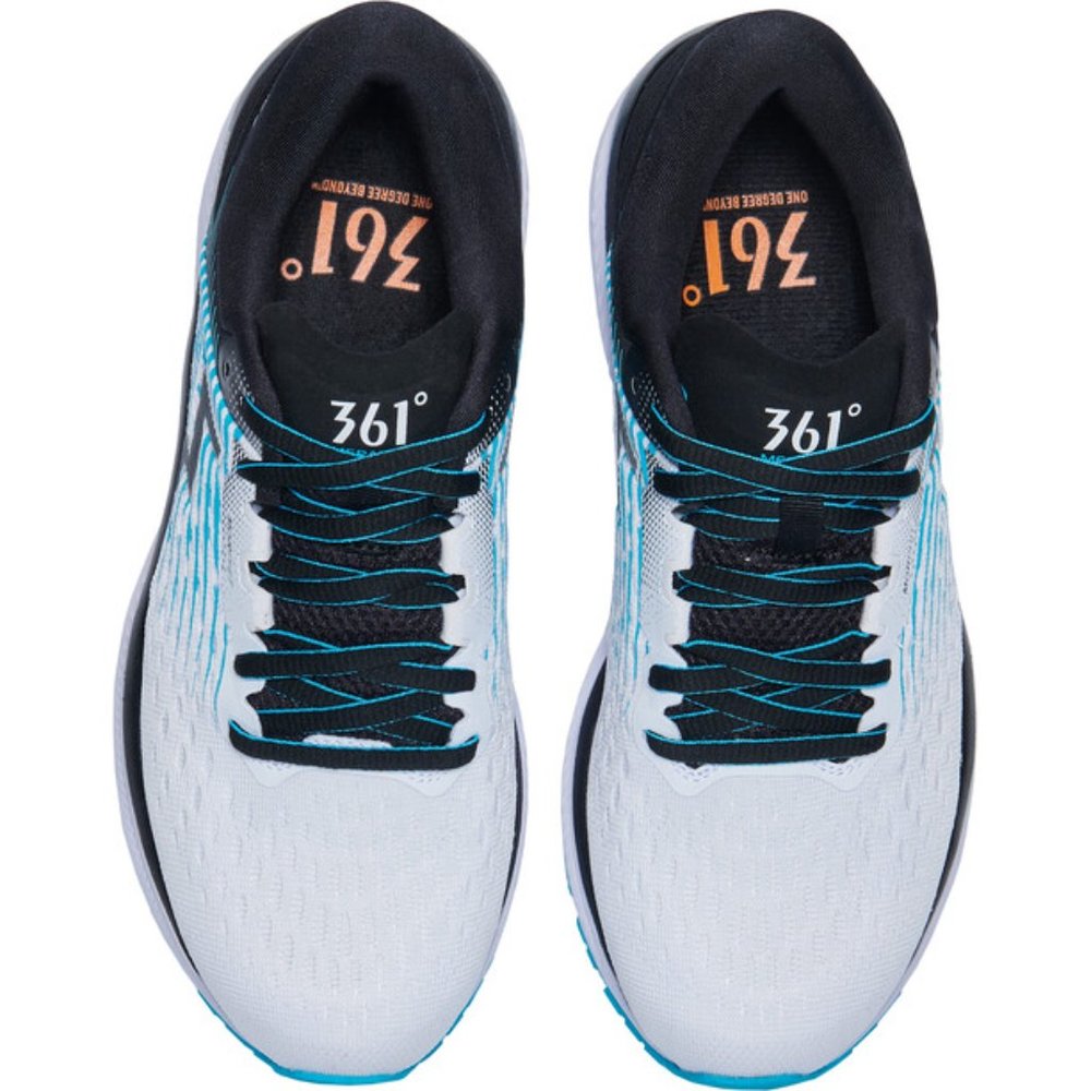 361 Degrees Meraki 4 White/Scuba Blue Sz 9.5 NWT! - Picture 4 of 4